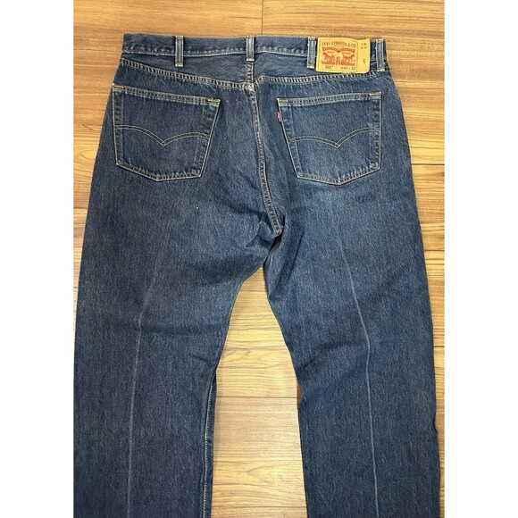 Levi’s 501 Original Fit Jeans W42 L32 Button Fly Classic Vintage Straight Leg - Picture 5 of 8